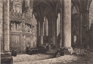 Chartres Cathedral: In the aisles